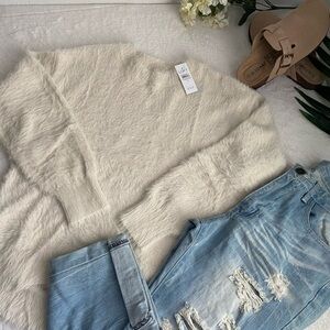 LOFT Soft Cream Sweater
